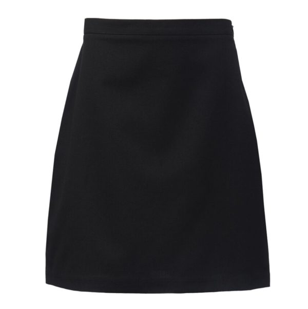 Straight Black Skirt