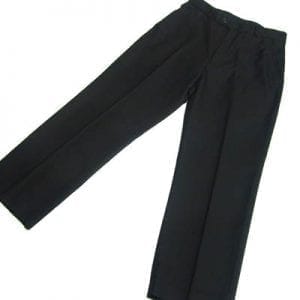 Boys Sturdy Fit Black Trousers