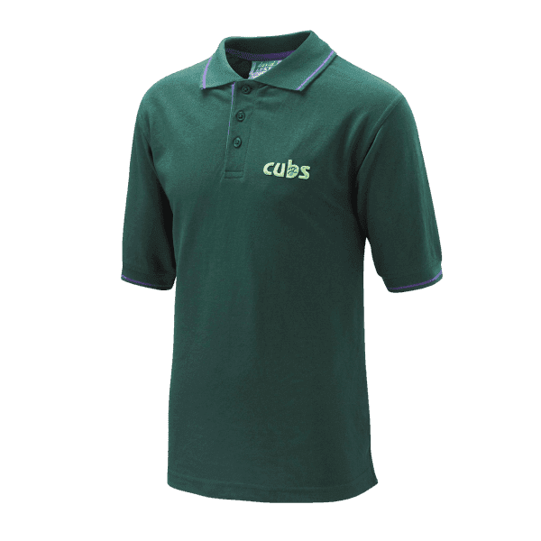 Cub Tipped Polo With Cub Logo