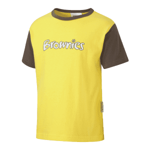Brownies Short Sleeved Tee Shirt With Logo