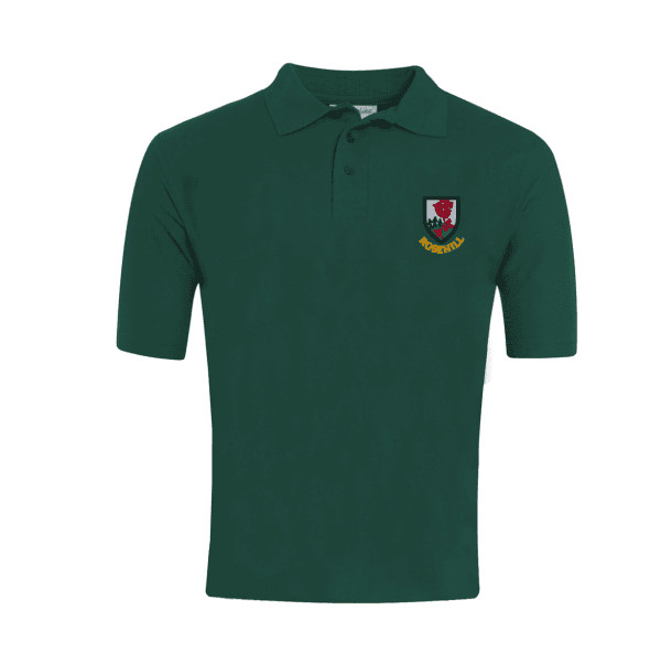 Rosehill Bottle Green Polo Shirt w/Logo