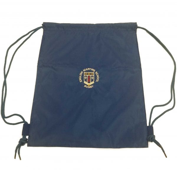 E. Martyrs Primary Royal Gym Bag w/Logo