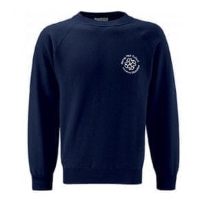 Murray Park Navy Crew Neck P.E Sweatshirt w/Logo