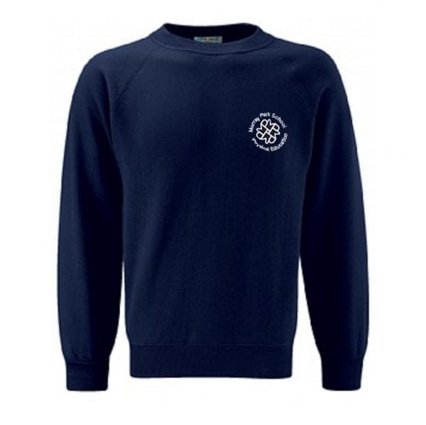 Murray Park Navy Crew Neck P.E Sweatshirt w/Logo