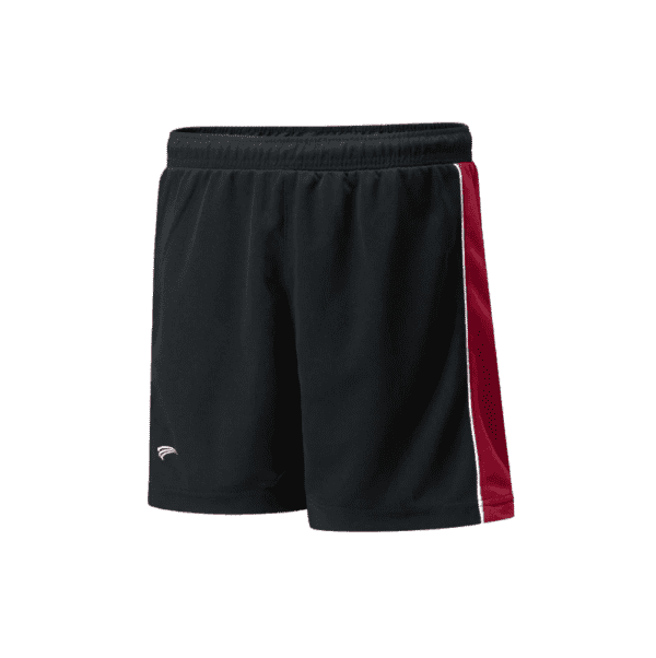 Hall Cross Academy Games Shorts Black/Red w/Logo