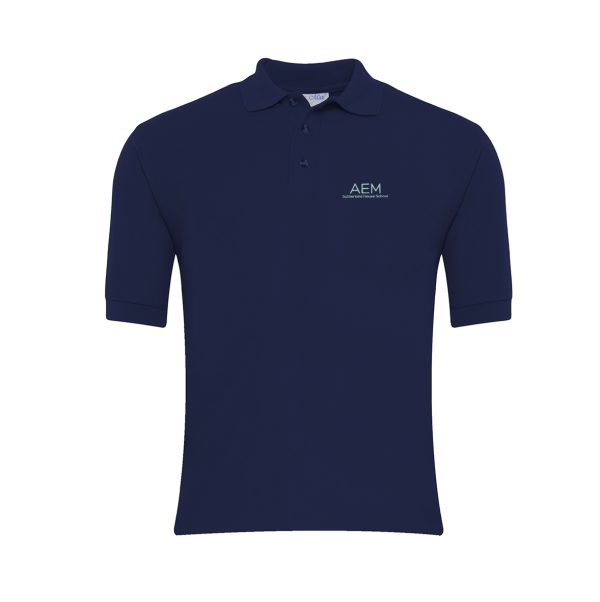 Sutherland House Navy Polo Shirt w/Logo