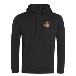 All Saints' Black Hoodie w/Logo