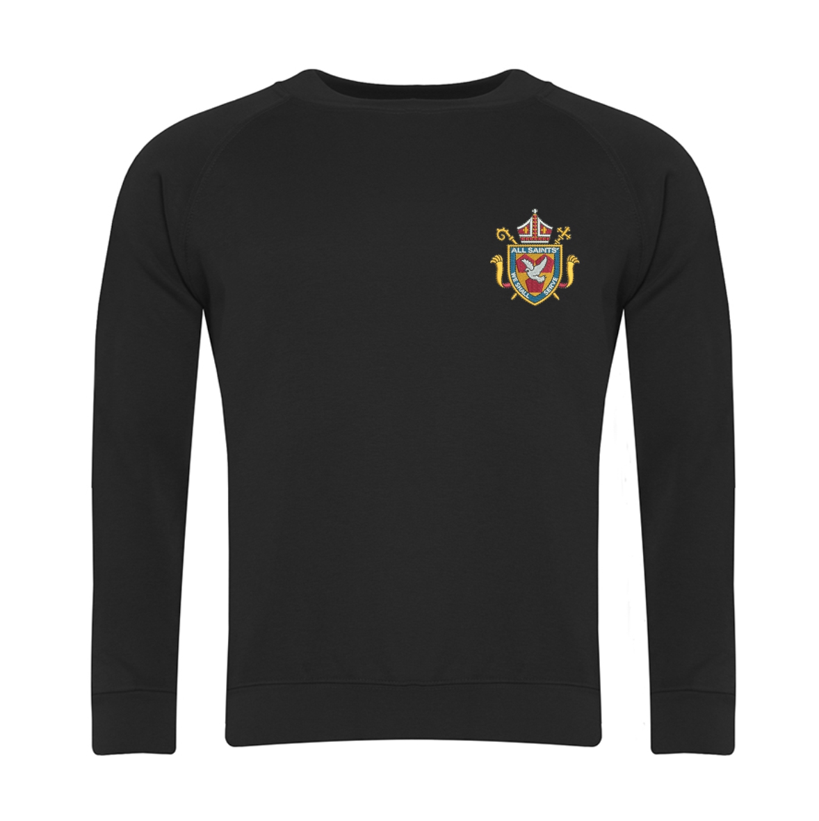 All Saints'Black PE Sweatshirt w/Logo