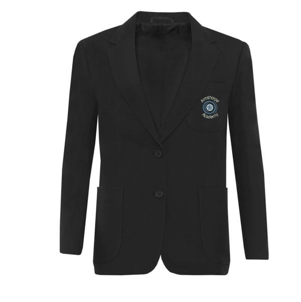 Armthorpe Academy Girls Black Blazer with New Logo