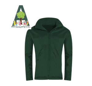 Avenue Primary Bottle Green Reversible Jacket w/Logo