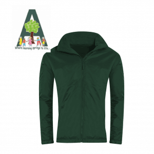 Avenue Primary Bottle Green Reversible Jacket w/Logo