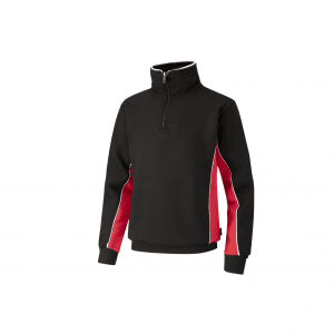 Redhill Black/Scarlet 1/4 Zip Fleece w/Logo