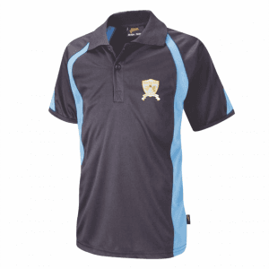 Brooke House Navy/Sky Summer Unisex Sports Polo