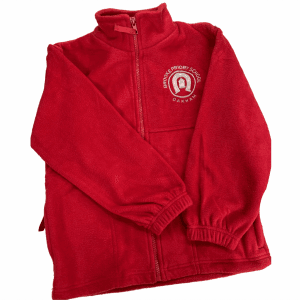 Brooke Priory Red Fleece Jacket w/Logo