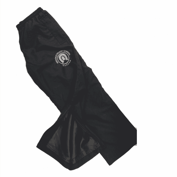 Brooke Priory Black Tracksuit Bottoms w/Logo