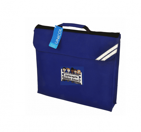 Saltersgate Infants Royal Blue Book Bag w/Logo