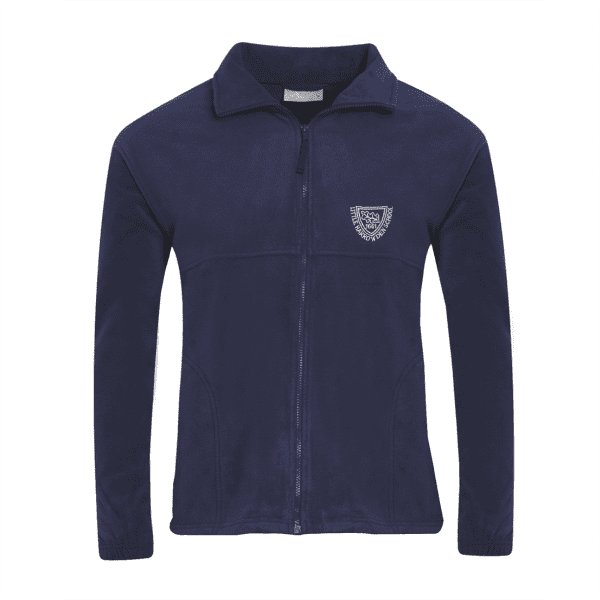 Little Harrowden Navy Fleece Jacket w/Logo