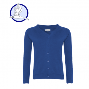 Brookside Primary Royal Blue Cardigan w/Logo