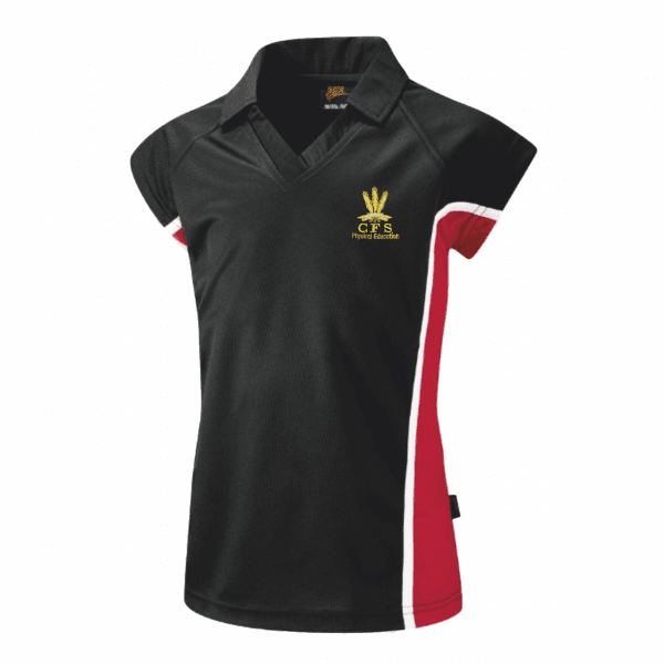Col. Frank Seely Girls Polo Shirt w/Logo