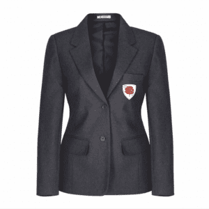 Oakwood Academy Girls Graphite Blazer w/Logo