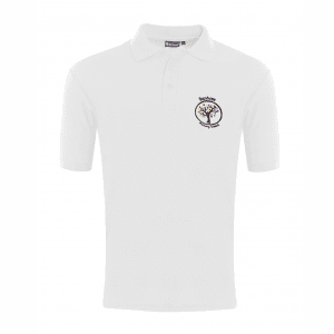 Stanhope Primary White Polo Shirt w/Logo