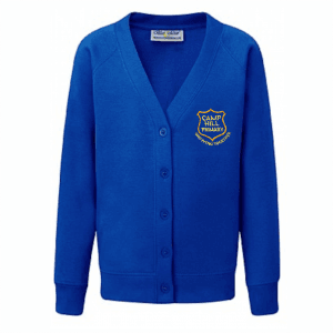 Camp Hill Royal Blue Cardigan w/Logo
