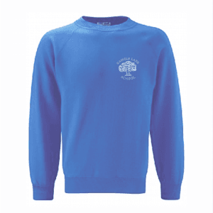 Marvels Lane Electric Blue Crew Neck Sweatshirt w/logo