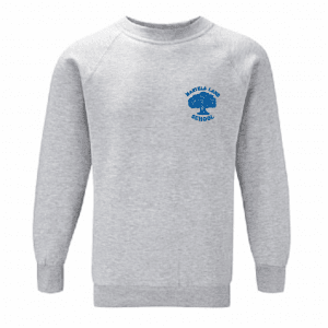 Marvels Lane Ash Grey Crew Neck Sweatshirt w/logo