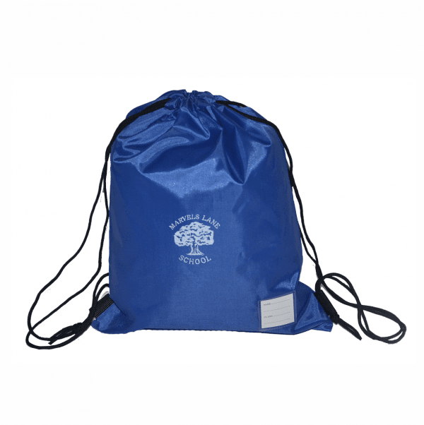 Marvels Lane Royal Blue Gym Bag w/Logo