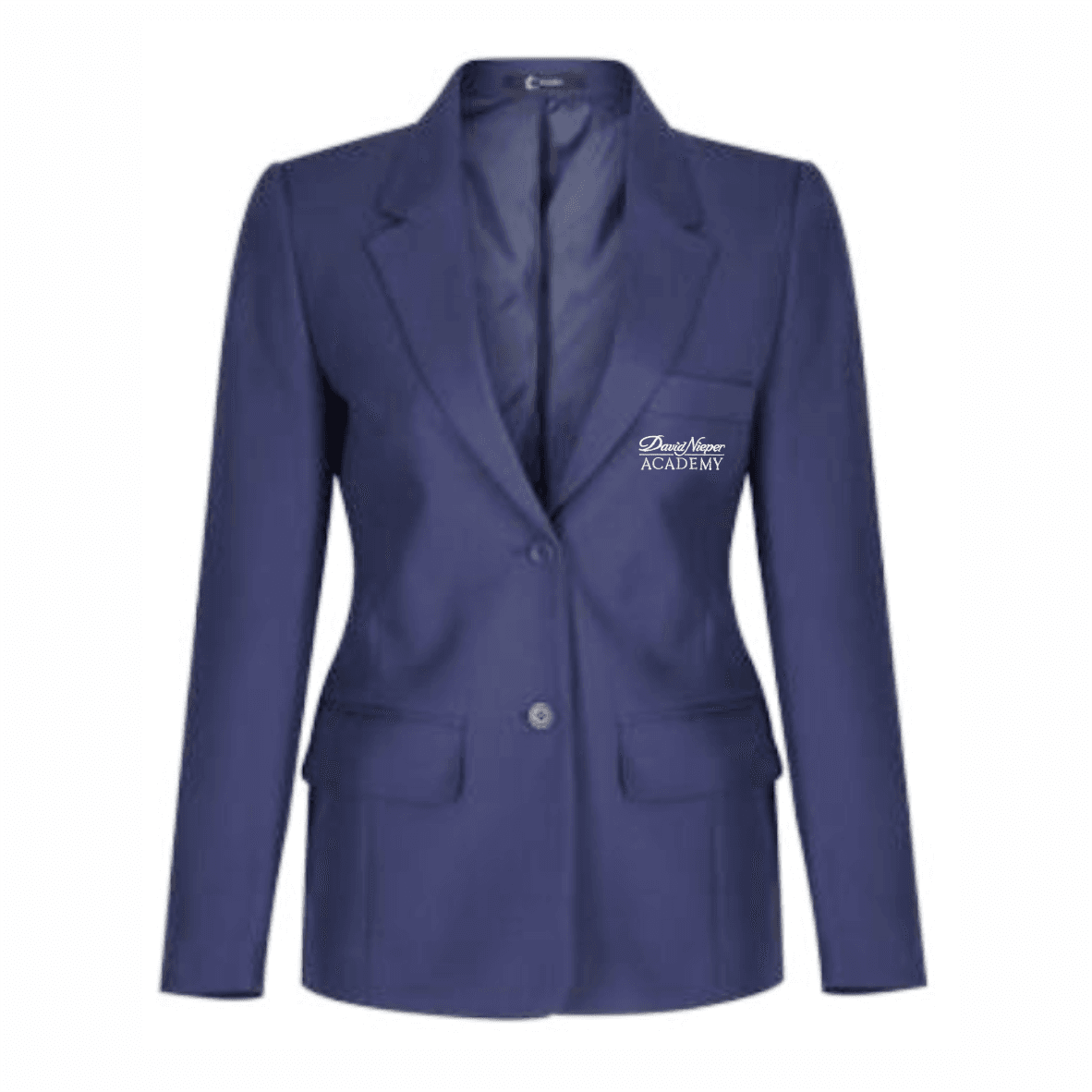 David Nieper Girls Blazer w/Logo - Schoolwear Solutions