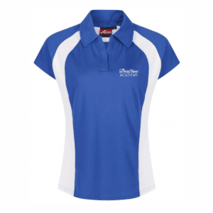 David Nieper Girls Falcon Royal/White Polo Shirt