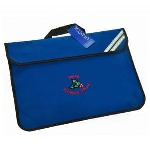 Holly Primary Royal Blue Book Bag w/Logo