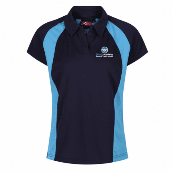 Manor Academy Fitted Sports Polo Shirt w/Logo