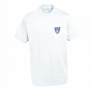Beeston Rylands White P.E T-Shirt w/Logo