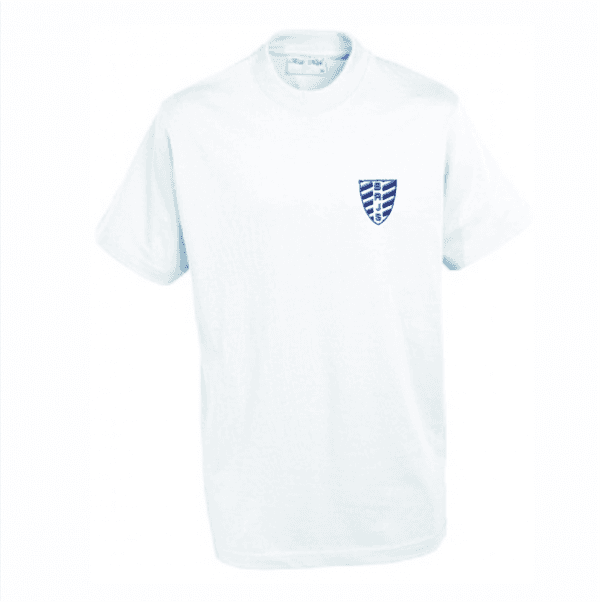 Beeston Rylands White P.E T-Shirt w/Logo