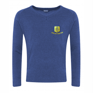 English Martyrs Royal Knitted Pullover w/Logo