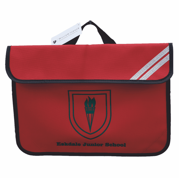 Eskdale Red Book Bag w/Logo