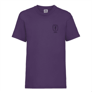 Eskdale P.E T-Shirt w/Logo (Purple House)