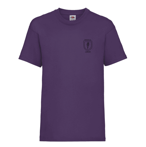 Eskdale P.E T-Shirt w/Logo (Purple House)