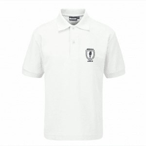 Eskdale White Polo Shirt w/Logo