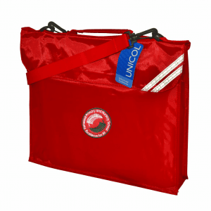 Fernwood Red Bookbag With Strap w/Logo