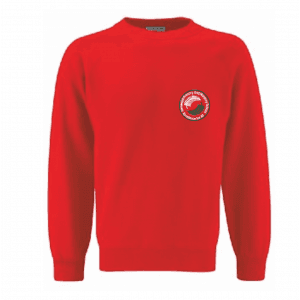 Fernwood Red Crew Sweatshirt w/Logo