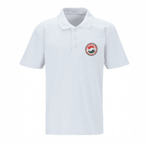 Fernwood White Polo Shirt w/Logo