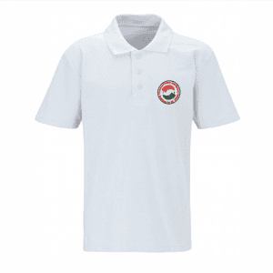 Fernwood White Polo Shirt w/Logo