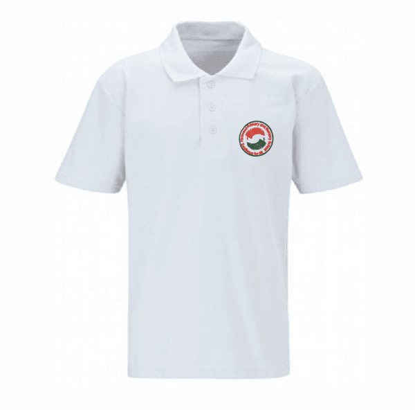 Fernwood White Polo Shirt w/Logo