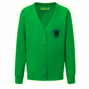 Hillmorton Emerald Cardigan w/Logo