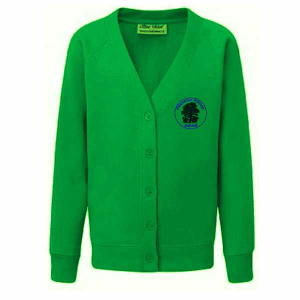 Hillmorton Emerald Cardigan w/Logo