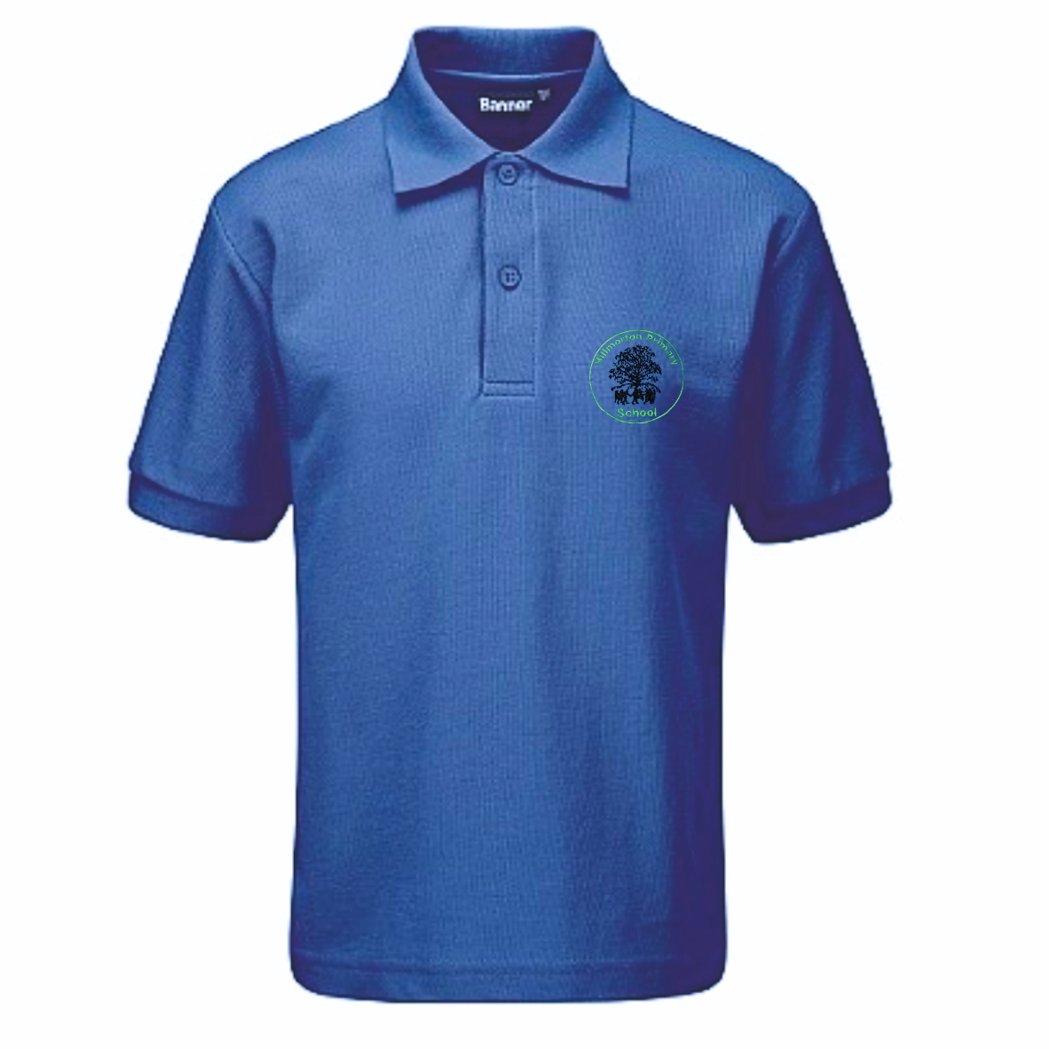 Hillmorton Royal Polo Shirt w/Logo - Schoolwear Solutions