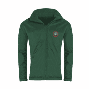 Jacket Peacock Bottle Green Reversible Jacket w/Logo