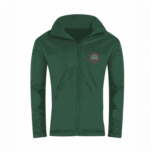 Jacket Peacock Bottle Green Reversible Jacket w/Logo